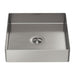 Nero Opal Square 400mm Stainless Steel Basin - Brushed Nickel-NRB401sBN-blue-leaf-bathware