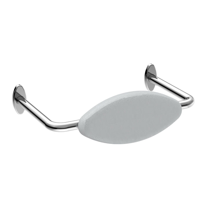 Nero Mecca Care Dda Toilet Backrest - Chrome-NRCR0001CH-blue-leaf-bathware