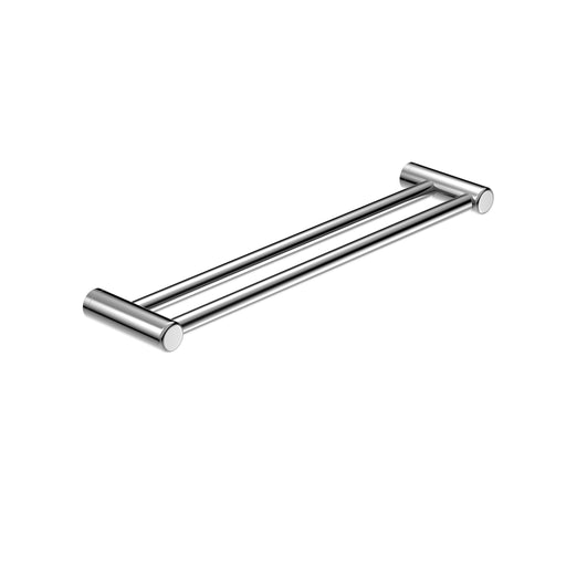 Nero Mecca Care 25mm Double Towel Grab Rail - Chrome-blue-leaf-bathware