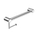 Nero Mecca Care 32mm Grab Rail With Toilet Roll Holder 450mm - Chrome-NRCR3218ACH-blue-leaf-bathware