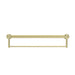 Nero Mecca Care 32mm Grab Rail With Towel Holder - Brushed Gold-blue-leaf-bathware