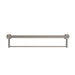 Nero Mecca Care 32mm Grab Rail With Towel Holder - Brushed Nickel-blue-leaf-bathware