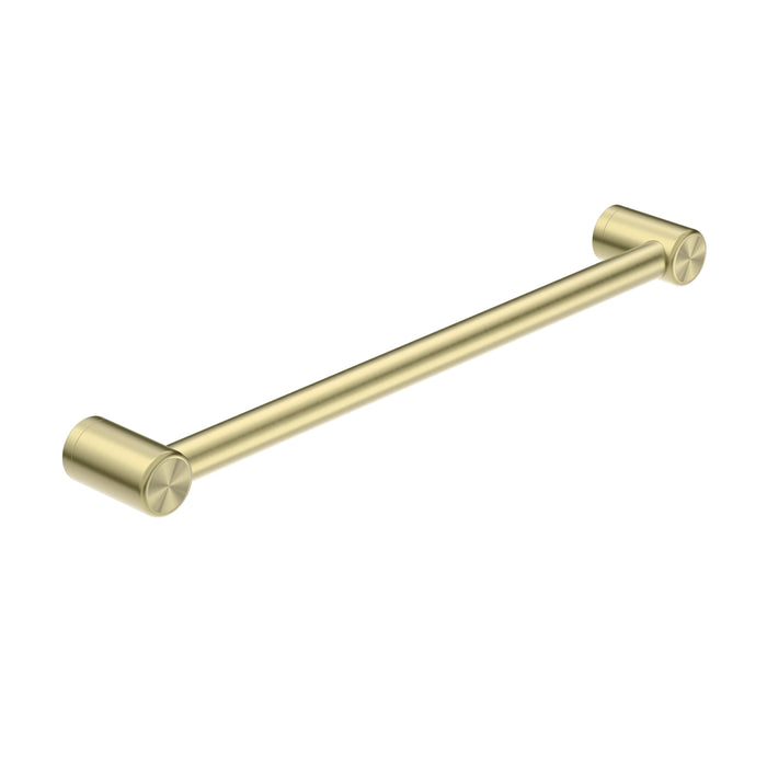 Nero Mecca Care 32mm Grab Rail - Brushed Gold-blue-leaf-bathware