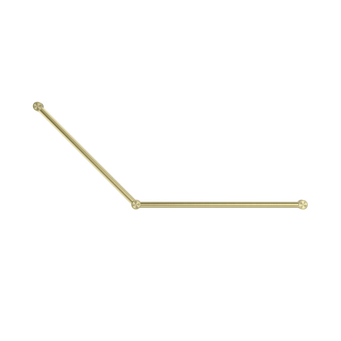 Nero Mecca Care 32mm Dda Grab Rail Set 45 Degree 750x900mm - Brushed Gold-NRCR3245BG-blue-leaf-bathware