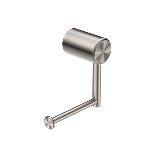 Nero Mecca Care Heavy Duty Toilet Roll Holder - Brushed Nickel-NRCR3286BN-blue-leaf-bathware