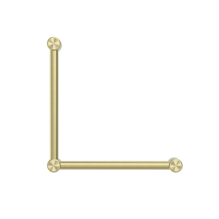 Nero Mecca Care 32mm Ambulant Toilet Grab Rail 90 Degree 450x450mm - Brushed Gold-NRCR3290ABG-blue-leaf-bathware