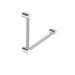 Nero Mecca Care 32mm Ambulant Toilet Grab Rail 90 Degree 450x450mm - Chrome-NRCR3290ACH-blue-leaf-bathware