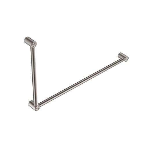 Nero Mecca Care 32mm Dda Grab Rail Set 90 Degree 600x1000mm - Brushed Nickel-NRCR3290BN-blue-leaf-bathware