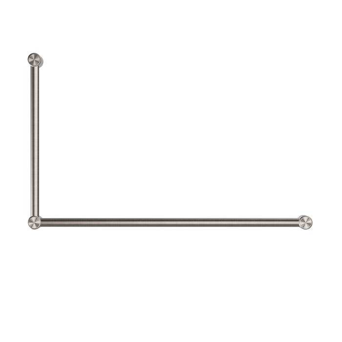 Nero Mecca Care 32mm Dda Grab Rail Set 90 Degree 600x1000mm - Brushed Nickel-NRCR3290BN-blue-leaf-bathware