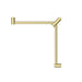 Nero Mecca Care 32mm Wrap Around Corner Grab Rail 600x600mm - Brushed Gold-NRCR3290WBG-blue-leaf-bathware