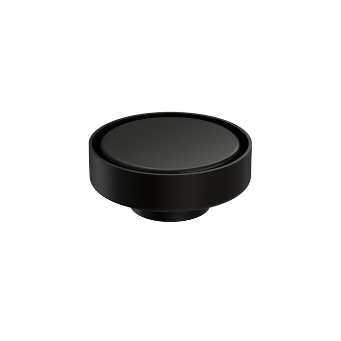 Nero 100mm Round Tile Insert Floor Waste 50mm Outlet - Matte Black-NRFW003MB-blue-leaf-bathware