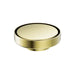 Nero 130mm Round Tile Insert Floor Waste 80mm Outlet - Brushed Gold-NRFW004BG-blue-leaf-bathware