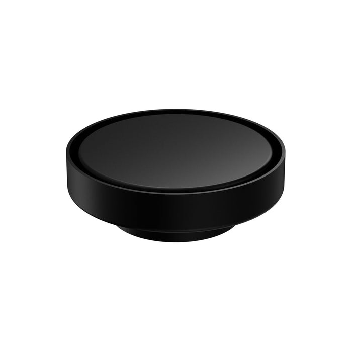 Nero 130mm Round Tile Insert Floor Waste 80mm Outlet - Matte Black-NRFW004MB-blue-leaf-bathware