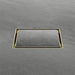 Nero 130mm Square Tile Insert Floor Waste 80mm Outlet - Brushed Gold-NRFW007BG-blue-leaf-bathware