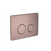 Nero In Wall Toilet Push Plate - Brushed Bronze-NRPL001BZ-blue-leaf-bathware