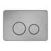 Nero In Wall Toilet Push Plate - Gun Metal-NRPL001GM-blue-leaf-bathware