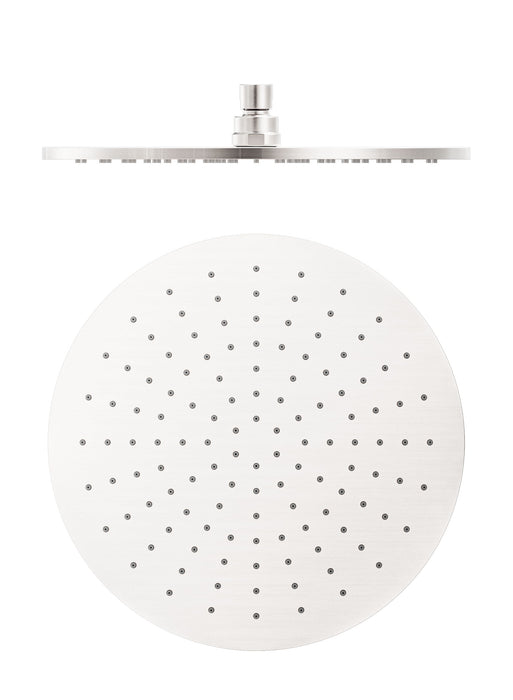 Nero 300mm Round Shower Head - Brushed Nickel-NRROA1202BN-blue-leaf-bathware