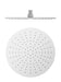 Nero 300mm Round Shower Head - Matte White-NRROA1202MW-blue-leaf-bathware