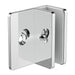 Nero Shower F Bracket 10mm Glass - Chrome-NRSH202aCH-blue-leaf-bathware