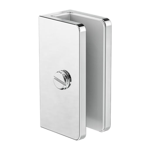 Nero Shower U Bracket 10mm Glass - Chrome-NRSH203aCH-blue-leaf-bathware