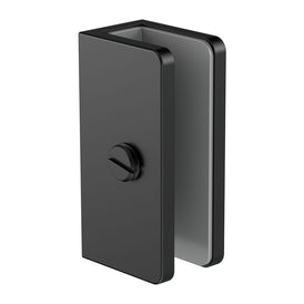 Nero Shower U Bracket 10mm Glass - Matte Black-NRSH203aMB-blue-leaf-bathware