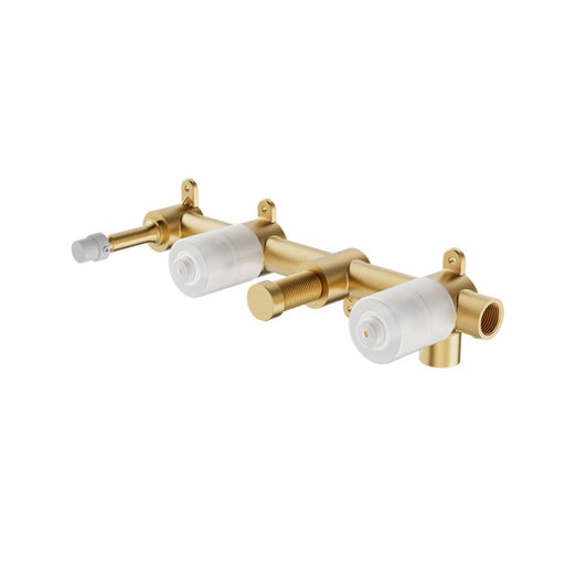 Nero Premium Universal Progressive Shower System With Spout Body Only-NRUB006P-blue-leaf-bathware