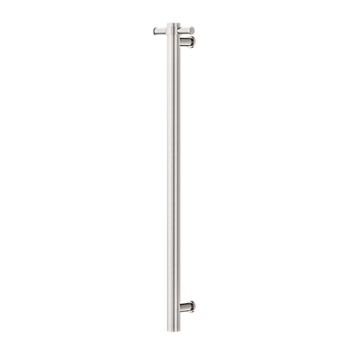 Nero Non-Heated Vertical Towel Rail 900mm - Brushed Nickel-NRV901BN-blue-leaf-bathware