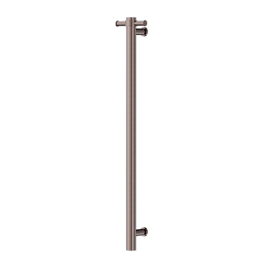 Nero Non-Heated Vertical Towel Rail 900mm - Brushed Bronze-NRV901BZ-blue-leaf-bathware