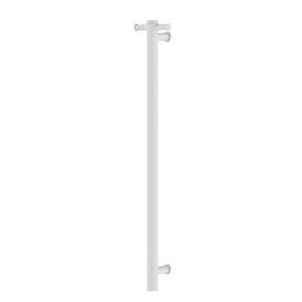 Nero Non-Heated Vertical Towel Rail 900mm - Matte White-NRV901MW-blue-leaf-bathware