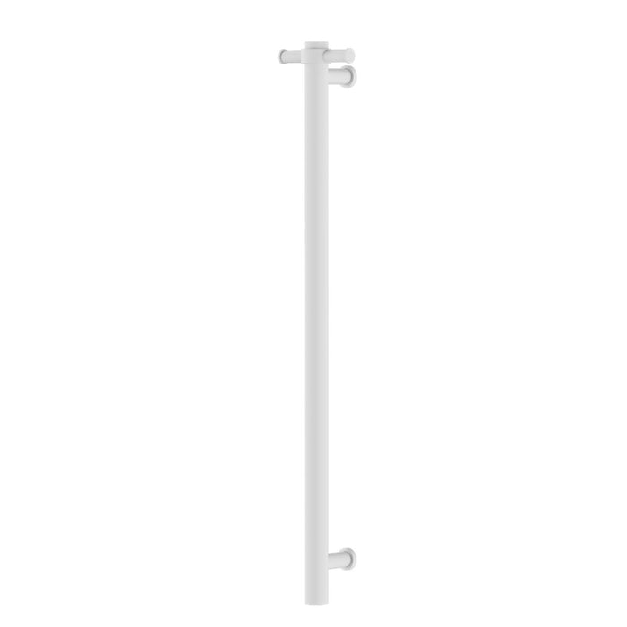 Nero Non-Heated Vertical Towel Rail 900mm - Matte White-NRV901MW-blue-leaf-bathware