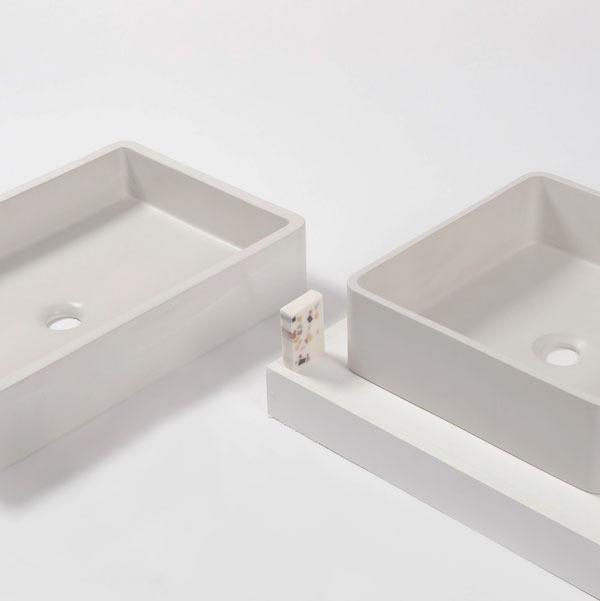 Nood Co Box Basin Surface Mount - 14 Colours-blue-leaf-bathware