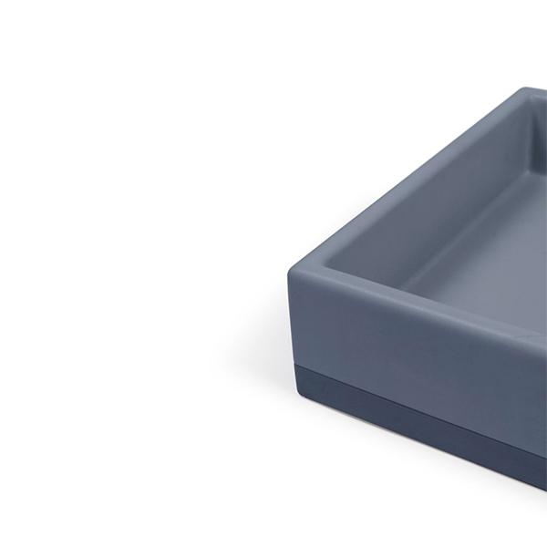 Nood Co Box Basin Two Tone Wall Hung - 14 Colours-blue-leaf-bathware