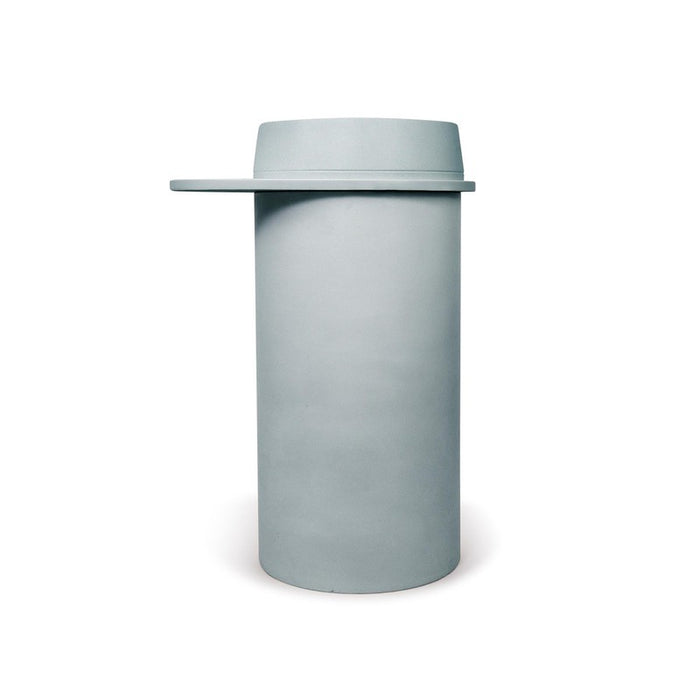 Nood Co Cylinder - Funl Basin - 14 Colours-FL1-4-0-PO-blue-leaf-bathware