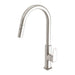 Nuage Pull Out Sink Mixer 200mm – Lead Free - Brushed Nickel-129-7105-40-1-blue-leaf-bathware