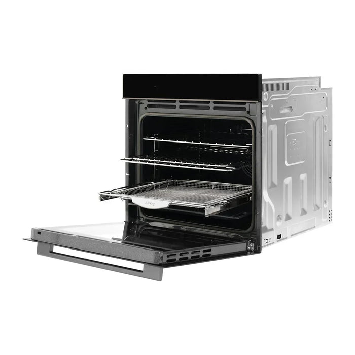 Omega 60cm 16 Function Pyrolytic Oven with Air Fry Midnight