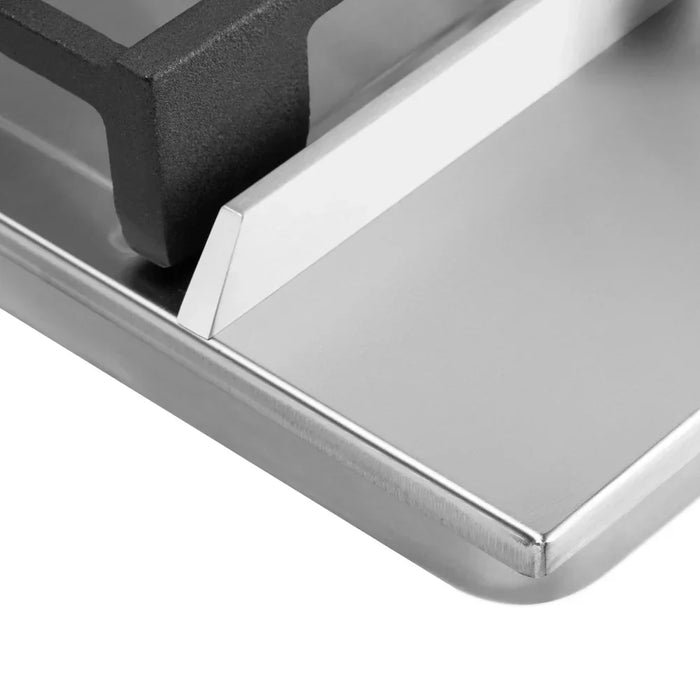 Omega 60cm Gas Cooktop - Stainless Steel