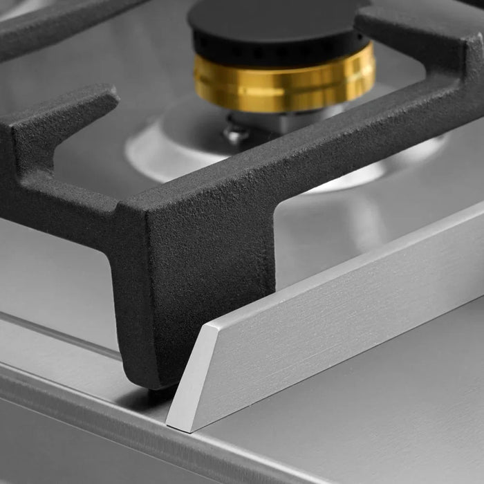 Omega 60cm Gas Cooktop - Stainless Steel