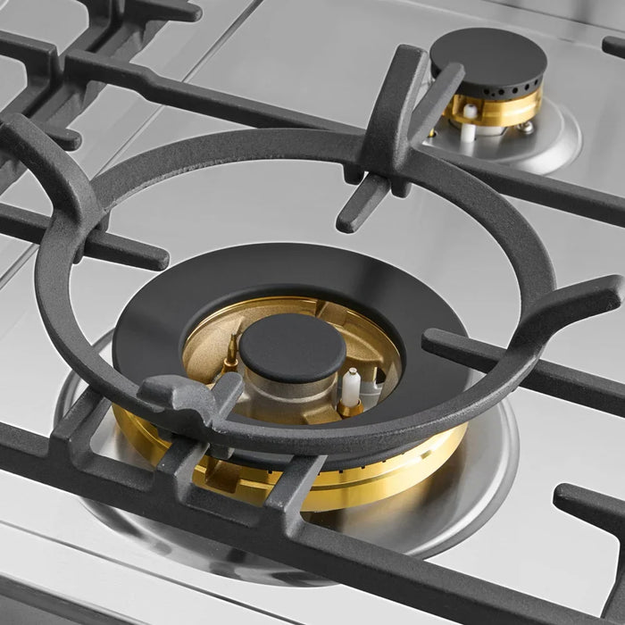 Omega 60cm Gas Cooktop - Stainless Steel