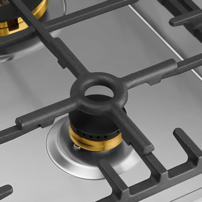 Omega 60cm Gas Cooktop - Stainless Steel