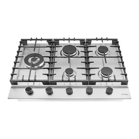 Omega 70cm Gas Cooktop Stainless Steel