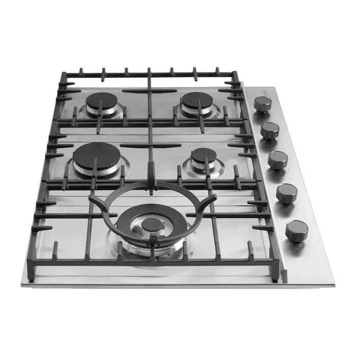 Omega 70cm Gas Cooktop Stainless Steel