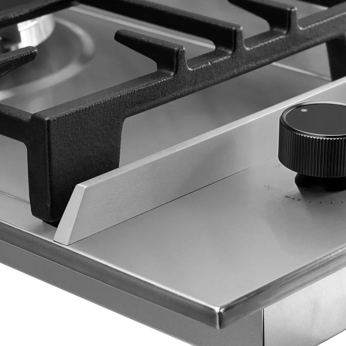 Omega 70cm Gas Cooktop Stainless Steel