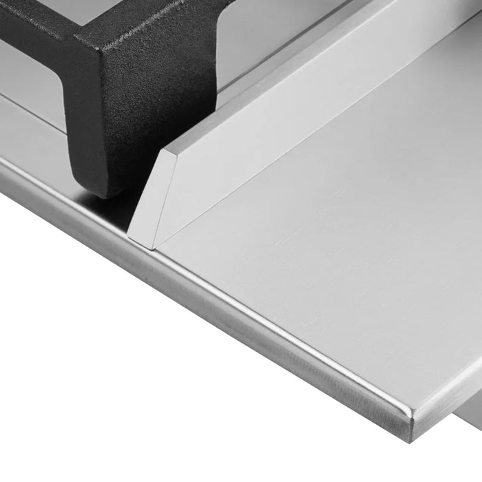 Omega 90cm Gas Cooktop Stainless Steel