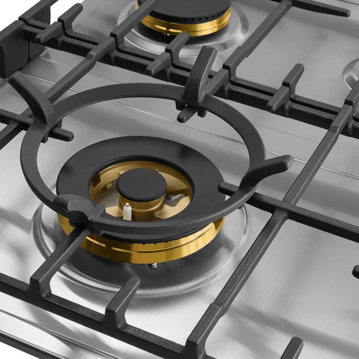 Omega 90cm Gas Cooktop Stainless Steel