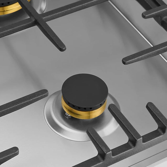 Omega 90cm Gas Cooktop Stainless Steel