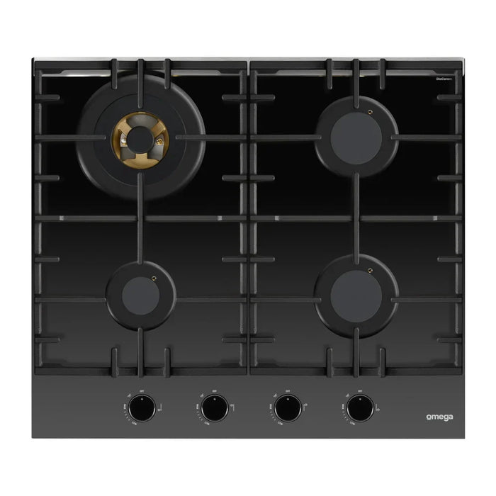 Omega 60cm Gas on Ceramic Glass Cooktop