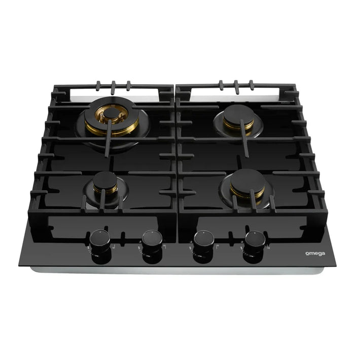 Omega 60cm Gas on Ceramic Glass Cooktop