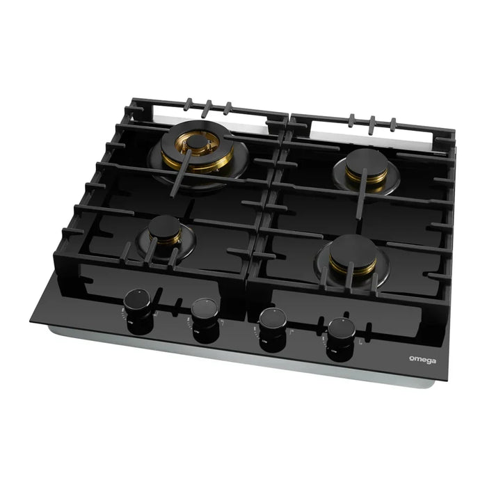 Omega 60cm Gas on Ceramic Glass Cooktop