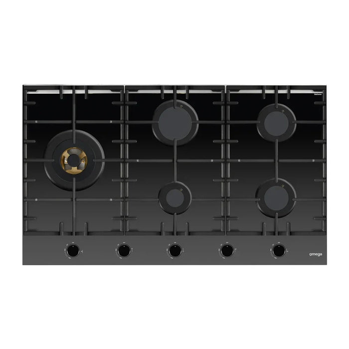 Omega 90cm Gas on Ceramic Glass Cooktop