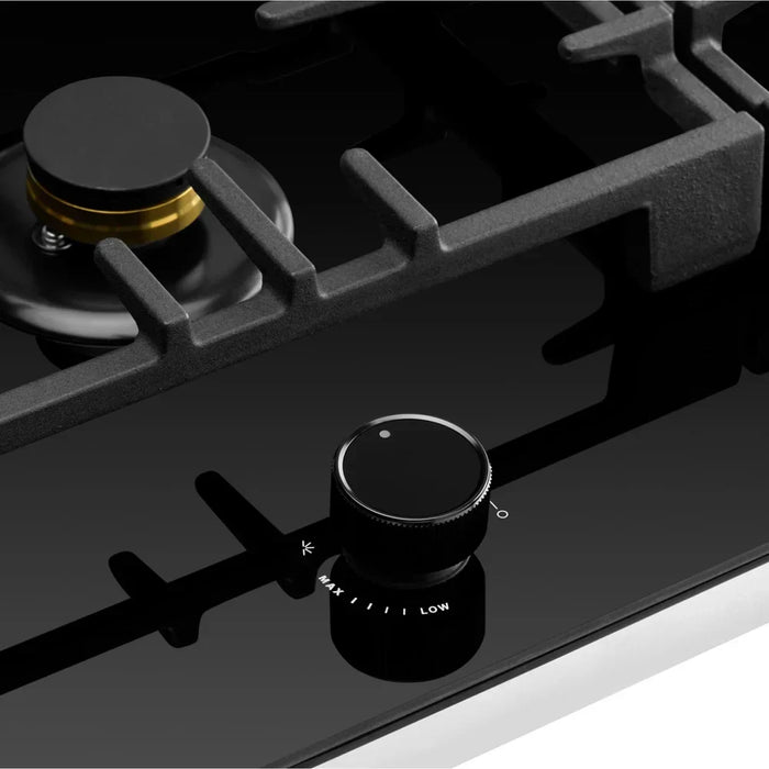 Omega 90cm Gas on Ceramic Glass Cooktop